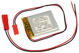 Akumulator; Li-Po; 403035; 3,7V; 400mAh; 4x30x35mm; Zabezpieczenie PCM; konektor+ gniazdo 2,54*2piny; AKYGA; RoHS