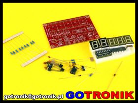 Miernik częstotliwości oscylatorów kwarcowych 1Hz -50MHz