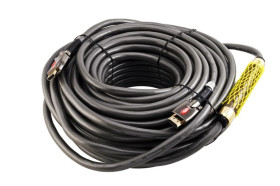 Kabel przyłącze ultra HDMI V1.4 High Speed with Ethernet 340MHz 3D ze wzmacniaczem ARC Ethernet złocone HDK50 30m