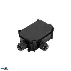 Hermetyczna puszka łączeniowa z dławnicami x3 IP66 E04-HP3-PG9-IP66