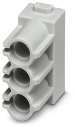 Socket contact insert, 3 pole, unequipped, crimp connection, 1417433