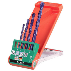 kwb 51300 masonry Twist Drill Bit set extra hard Carbide tipped 4 pcs