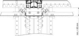 Płyta montażowa pośrednia 2000x98mm NSYSIMP20