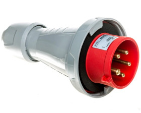 Wtyczka przenośna 5P 16A 400V czerwona IP67 P17 TEMPRA PRO 555329