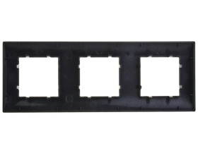 DANTE Ramka potrójna tworzywo lakierowane GRAFIT 456083