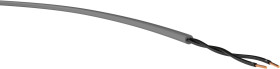 Przewód zasilania VER YSLY-OZ 2x 2,5 Tr.500, YSLY-OZ, 2 x 2.50 mm², szary, 1 m