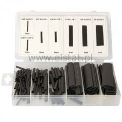 Koszulka termokurczliwa zestaw ( 127szt.) czarne