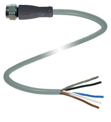 Pepperl+Fuchs 294763 Złącze konfekcjonowane czujnika/aktuatora V1-GV4A-25M-PUR-ABG0, piny: 4, 25 m, 1 szt.