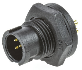 Złącze wielostykowe przemysłowe 5-pinowe Miniaturowe, panelowe Gniazdo Amphenol Industrial