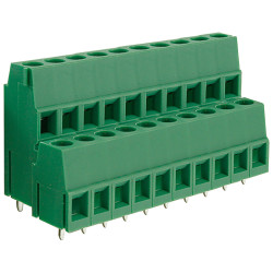 Camblock Plus CTBPDDVG/10 5mm Double Decker Rising Clamp Terminal Block 20p