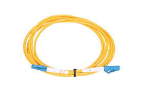 Patchcord Jednomodowy, Simplex, G652D, 3mm, 0,5m Extralink LC/UPC-LC/UPC