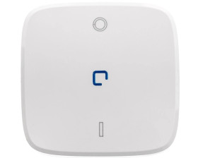 VALENA ALLURE Klawisz łącznika dwubiegunowego ze wskaźnikiem biały 755045