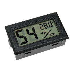 Termometr panelowy -50°C do +70°C, pomiar wilgotności RH 10-99