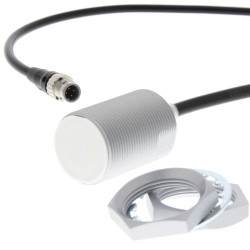 Czujnik zbliżeniowy E2EQ-X20D130-M1TGJ 0.3M M30 Omron Montaż wpuszczany długość 60 mm Gwintowany 2-żyłowy 20 mm 30 V dc