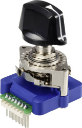 TRU COMPONENTS TC-12830248 Przełącznik obrotowy 5 V/DC, 25 V/AC, 50 V/AC 0.5 A 1 x 30 ° 1 szt.