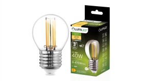 Żarówka Led E27 P40 Filament 4W 40W 470Lm 3000K Ciepła 360 Lumiled