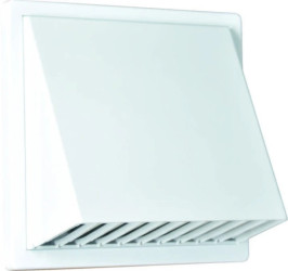 kratka z okapem regulowana biała Ø 80-150 /45 szt./