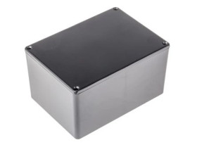 Obudowa ekranowana Czarny, 139.1 x 101.5 x 76.7mm, RS PRO