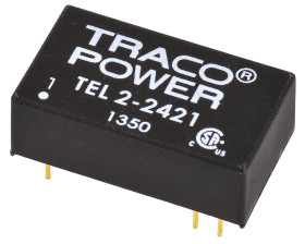Przetwornica DC-DC, 2W, Uwe 18 → 36 V DC, Uwy ±5V dc, Iwy ±200mA, TRACOPOWER