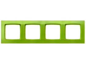 KARO Ramka 4 poczwórna limonka R-4S/53 OSPEL