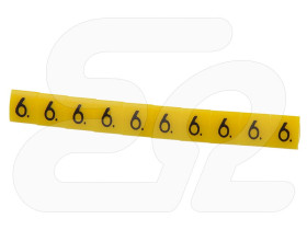 Oznacznik OZ-1/"6" do przewodów E04ZP-01020200700 ERGOM