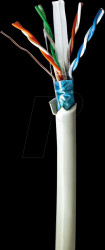 CCBG8526GY50S Cat.6 patch cable, F/UTP, 50 m