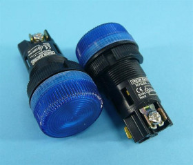 NYGEV-166K 0,4A/250V LAMPKA BLUE d=22mm