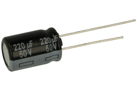 Kondensator; niskoimpedancyjny; elektrolityczny; EEUFR1H221B; 220uF; 50VDC; FR-A; fi 10x13mm; 5mm; przewlekany (THT); taśma; Pan