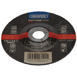 Draper 94783 DPC Metal Cutting Disc, 100 x 2.5 x 16mm - 94783