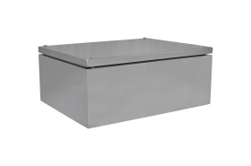 Obudowa 400 mm 300 mm 161mm Stal nierdzewna typu 304 RS PRO, z drzwiami zwykłymi