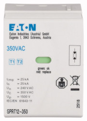 Zabezpieczenie przeciwprzepięciowe, 25kA, montaż Na podstawie, Eaton SPRT12