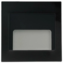 Oprawa Ontario czarna 1,5W 12VDC 4000K 9 led smd 3014 kwadrat do puszki fi 60