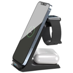 Ładowarka indukcyjna Qi Goobay 60217 3w1 do Apple iPhone Watch AirPods