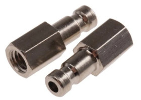 Szybkozłączka pneumatyczna, materiał Mosiądz, złącze Metryczne M5 żeńskie, RS PRO Rectus 20, Rectus 91, Walther 06-003