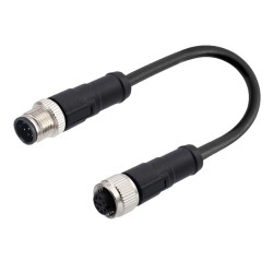Kabel ze złączem Złącze M12 liczba rdzeni 8 długość 5m Rodzaj A Męskie Złącze B Złącze M12