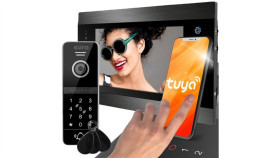 Wideodomofon Eura Vdp-00C5 Czarny Tuya