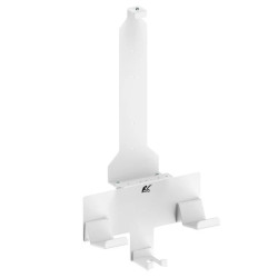 Stojak uchwyt naścienny biały PS5 z uchwytem na pady, 10kg max, RS181