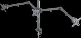 461658 Tischhalterung für 3 Monitore, 13" - 27", neigbar