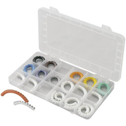 TruComponents 40976 Pre-printed Cable marker 0 - 9/L/N/R/S/T/PE/&#x2B;/- OD 2-5mm