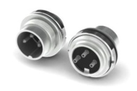 Złącze DIN 3 -pinowe Męski Montaż na panelu 100 V