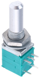 Potencjometr 10kΩ typ Obrotowy Alps Alpine średnica wału 6 mm 0.05W długość wału 20mm Montaż panelowy, przewlekany