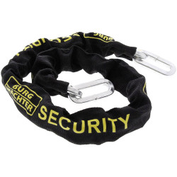 Burg W&#xE4;chter SKM 8/90 Chain 8mm 90cm Black Hardened Steel Textile-Coated