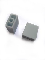 G14x17x7W/2 Przycisk izostatu biały 14x17x7mm - opakowanie 2 szt. - WYPRZEDAŻ - 1 kpl. w magazynie