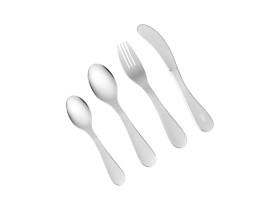 Zestaw sztućców stołowych dla dzieci 4 elementy