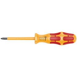 Wera 05051601001 1062 i PH VDE Kraftform Phillips-head Screwdriver, PH 1 x 80mm