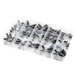 Zestaw kondensatorów elektrolitycznych 200 sztuk