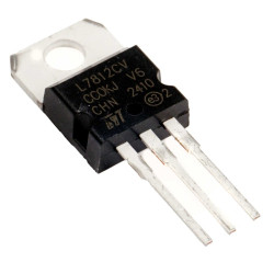 L7812CV stabilizator napięcia liniowy LM7812CV THT TO-220 1.2A 12V