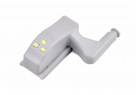 LAMPKA LED NA ZAWIAS BIAŁA ZIMNA 3 LED