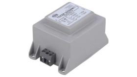 Tszzm25/2X12v Transformator Zalewany 30Va 230Vac, 12V, 1,25A Ip00