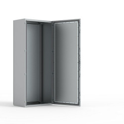 Szafka wolnostojąca, EKSS, drzwi: 1, Stal nierdzewna typu 304, 2000 x 800 x 400mm, IP66, Spawana